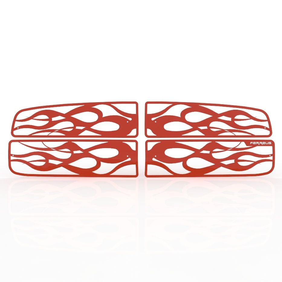 Custom HorizontalFlame Grille Insert 02-05 Ram 1500,03-05 Ram HD Custom HorizontalFlame Grille Insert 02-05 Ram 1500,03-05 Ram HD